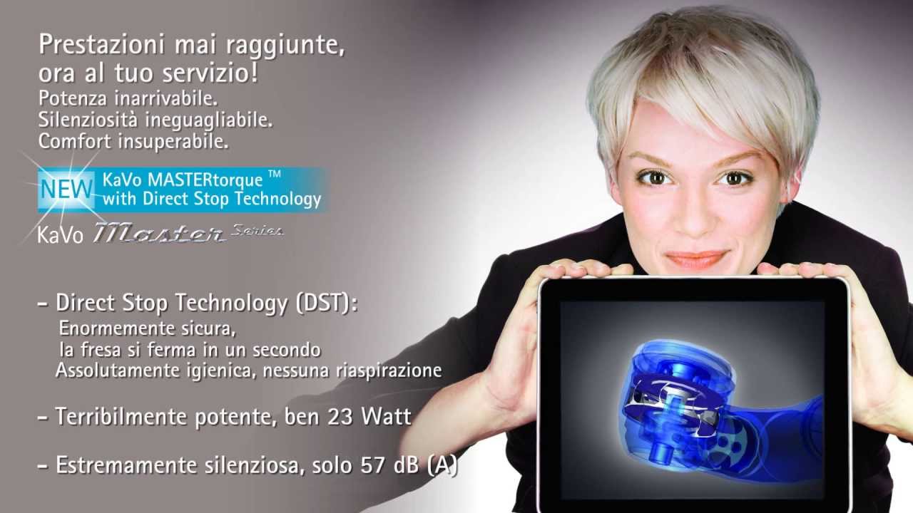 Turbina KaVo MASTERtorque™ con Direct Stop Technology (Italiano)