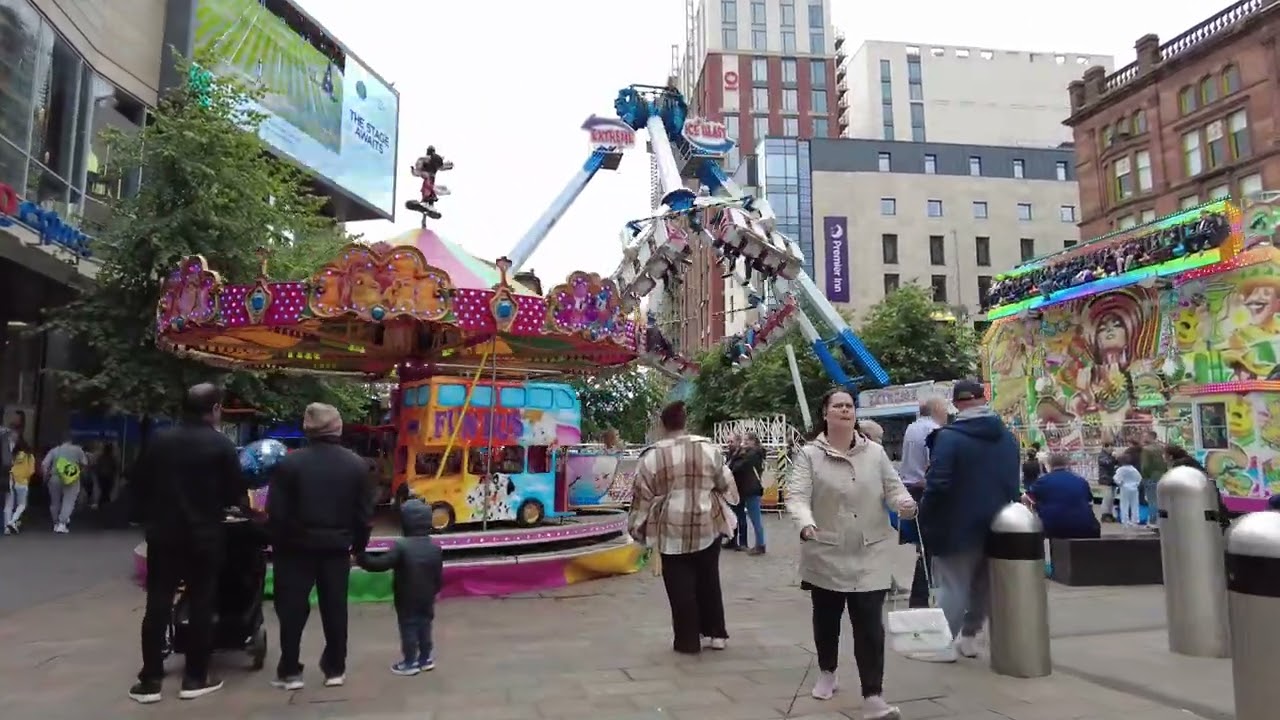 🇬🇧🏴󠁧󠁢󠁳󠁣󠁴󠁿Walking in GLASGOW (no talking) on a Saturday 2022 / Scotland