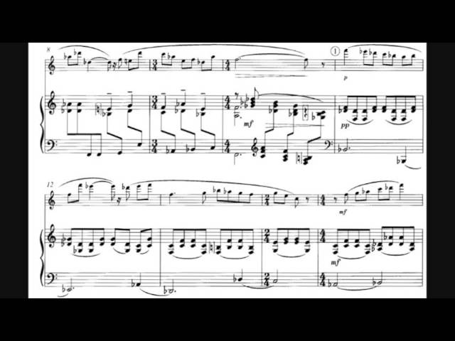 フルートソナタFrancis Poulenc