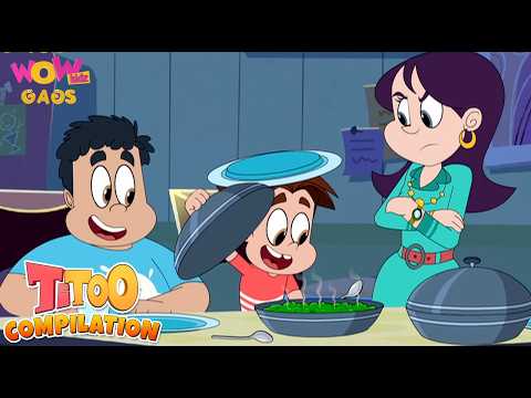 Titoo Ka Secret Food Plan | Titoo Funny Cartoon Compilation | Hindi Cartoon for Kids #titoo