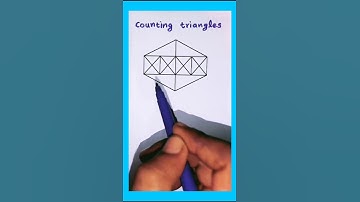 counting of triangles | counting figures reasoning #figurecounting #countingfigures #maths #tnpsc