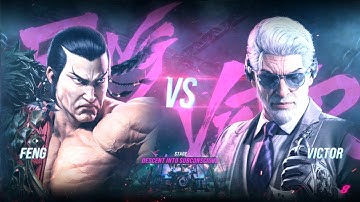 Feng vs Victor cpu vs cpu Tekken 8