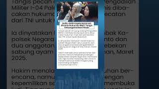 Tangis Keluarga Korban Iringi Vonis Hukuman Mati Kopda Bazarsah dalam Kasus TNI Tembak Mati Polisi