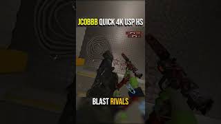 jcobbb Quick 4K USP HS BLAST Rivals #shorts #esports