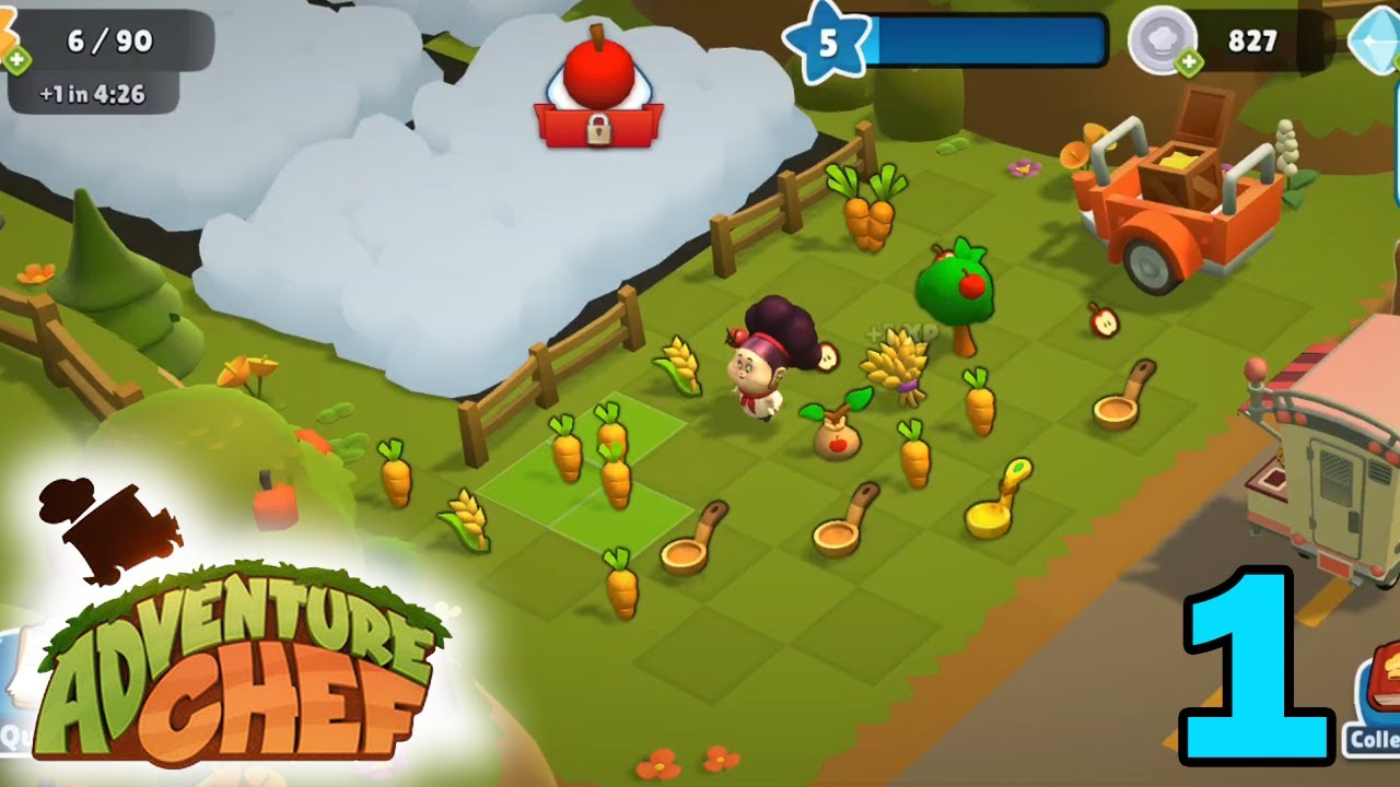 Adventure Chef Merge Explorer Gameplay Walkthrough Part 1 Android/iOS