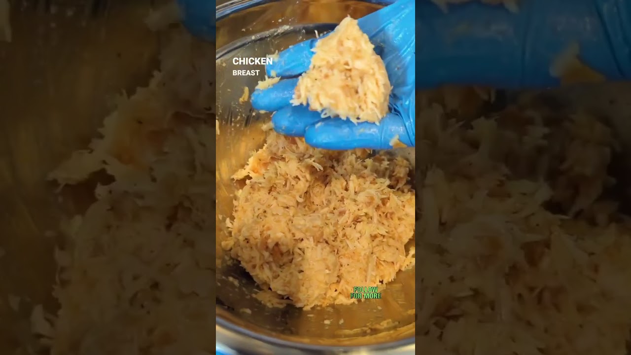 Satisfy your chicken nugget cravings with this cheesy, crispy delight! 😍