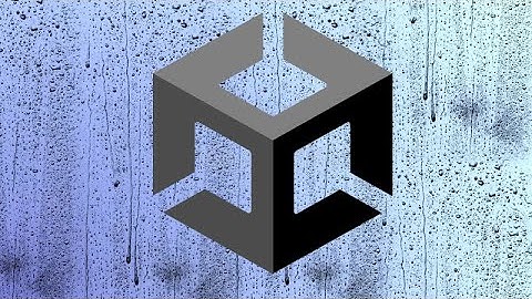 Rain Drop Shader in UNITY -  3 Methods with parameter exposed Wet /Dry material [File]