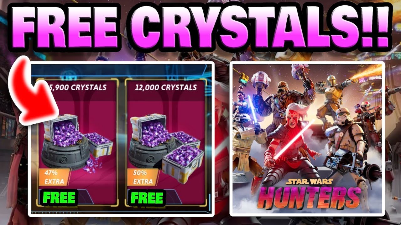 How to get FREE Crystals in Star Wars Hunters UNLIMITED Crystals