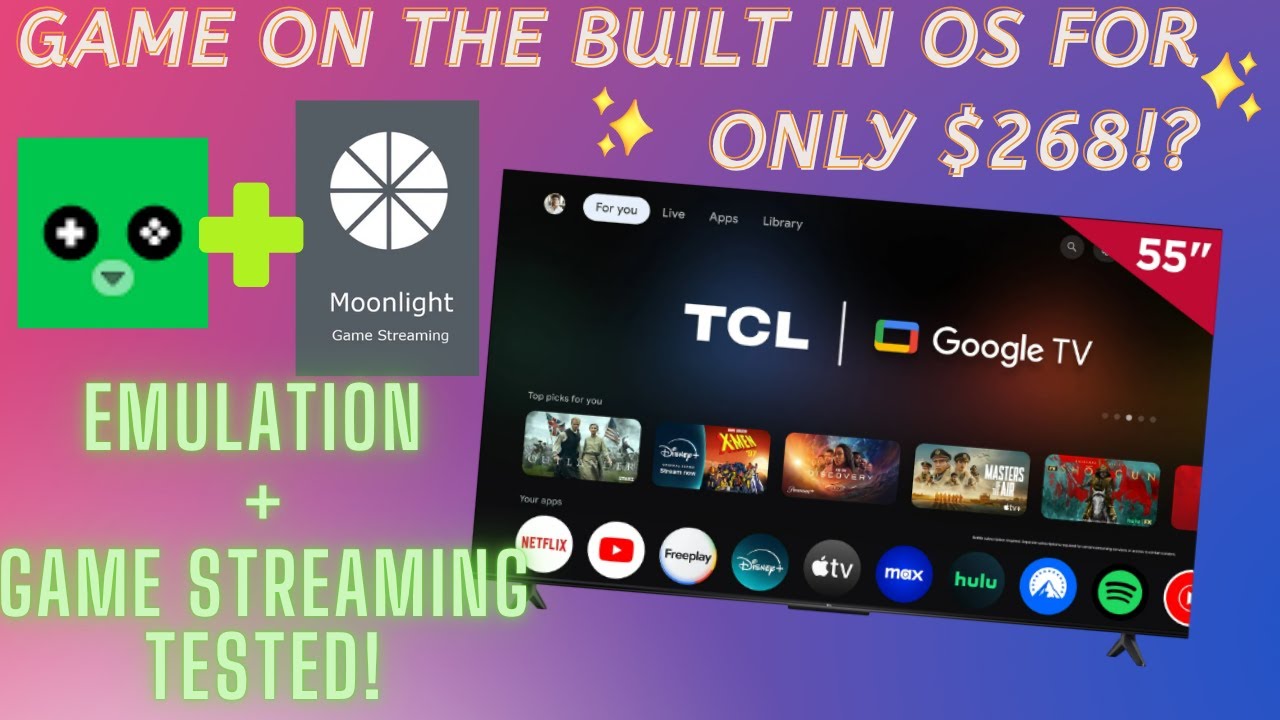 Can a cheapy Walmart TV be any good for gaming? TCL Q5 55Q51K QLED with Google TV 