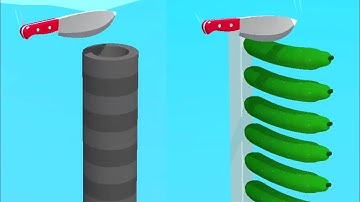 Slice It All Gameplay! Satisfying and Relaxing ASMR Slicing Video