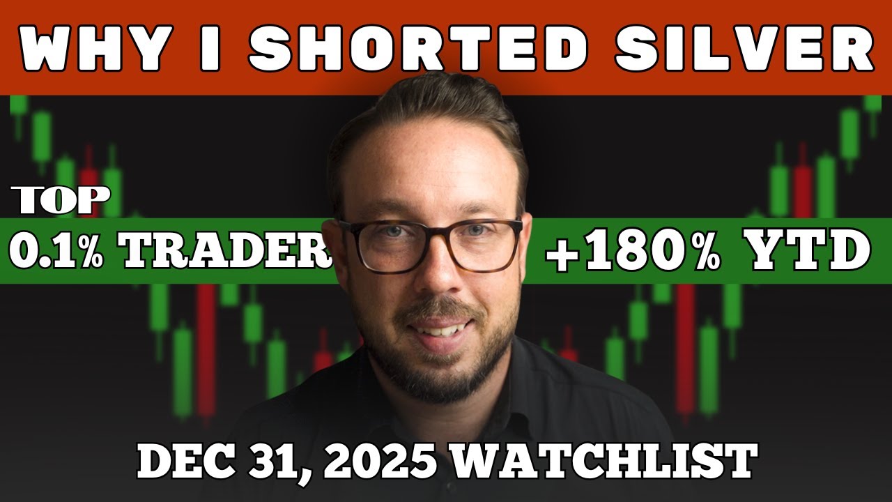 Swing Trading Watchlist Dec 31, 2025 | Top 0.1% Trader (180%+ YTD)