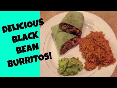 RECIPE: BLACK BEAN BURRITOS *VEGETARIAN*