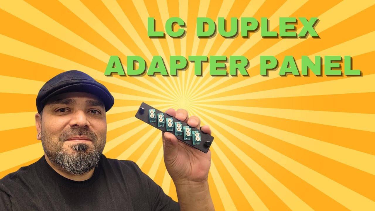 LC duplex adapter panel plate 12 strand for OM3 and OM4