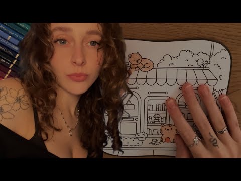 ASMR Saturday Scribble Session • 05 (comforting and positive whispers)