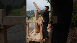 Handcrafted Sugarcane Juice Cart 🍃 Ancient Tool Used to Make Traditional Sugar for 1,000 Years 🛠️✨