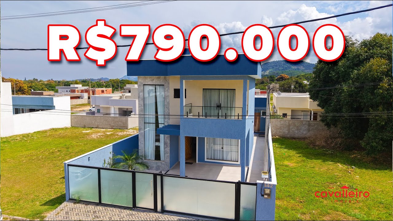 BELÍSSIMA CASA SEMI-MOBILIADA NO COND. DOM VILLAGE, 4 QUARTOS, ÁREA GOURMET, PISCINA, MARICÁ-RJ