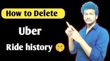 how to delete uber ride history
