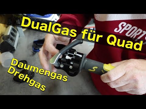 DualGas für Quad / ATV / Drehgas Daumengas / Quad-Vlog ToxiQtime