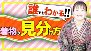 【誰でも分かる！】着物の見分け方