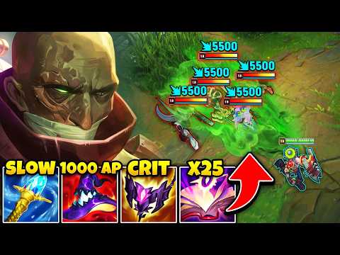 When Singed hits 1000 AP you do NOT want to chase him... (INSTANT DEATH POISON)
