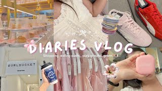     ୨୧⋆｡ little diaries of a soft life🩰🕯️💌 Shopping, famtime, playground, eating sushi, grwm screenshot 5