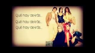 Video thumbnail of "RBD - Qué hay detrás (Letra)"