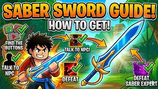 How To Get SABER Sword EASY! ⚔️ Full Guide (Step-by-Step) | Blox Fruits