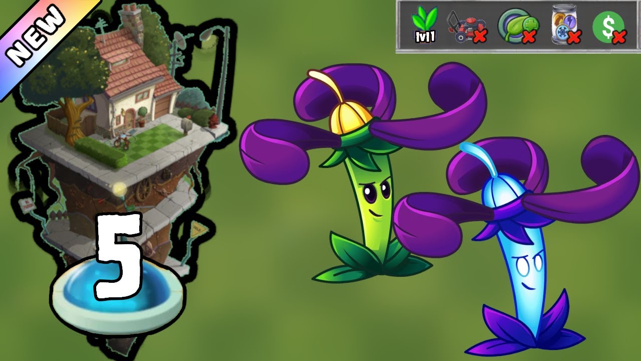 Plants vs Zombies 2 - Modern Day Day 5 [Plants Lvl 1 & No Premium ...