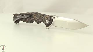 Large Tighe Breaker With Bonze Snakeskin Carbon Fiber By Brian Tighe
