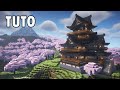 Minecraft 120  comment construire un grand chteau raliste japonais  tutoriel 13