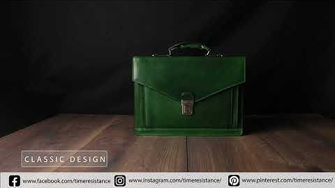 Green Leather Briefcase - The Magus | Time Resistance Official Video