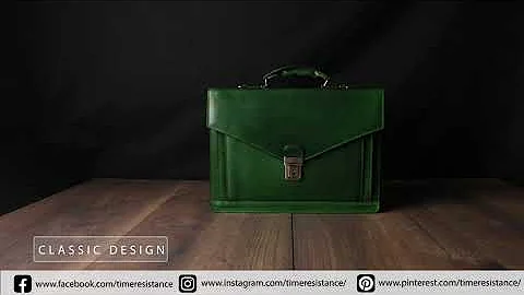 Green Leather Briefcase - The Magus | Time Resistance Official Video