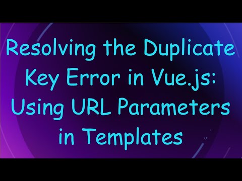 Resolving the Duplicate