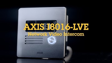AXIS I8016-LVE Network Video Intercom – 어떤 상황에도 견딜 수 있도록 제작되었습니다