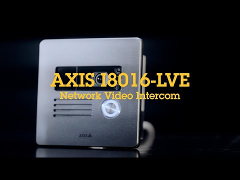 AXIS I8016-LVE Network Video Intercom – 어떤 상황에도 견딜 수 있도록 제작되었습니다