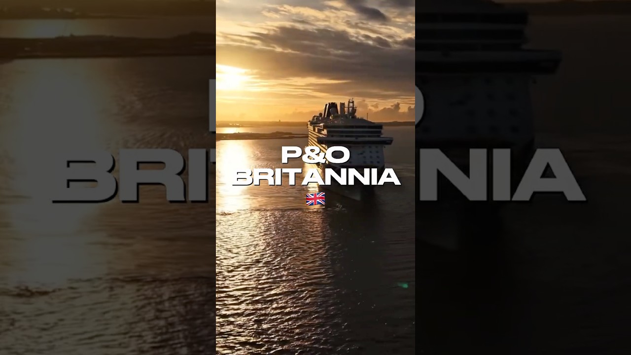 P&O Britannia 🇬🇧 | British Cruising at Its Very Finest! 🛳️✨ #pobritannia #pocruises #cruiseship