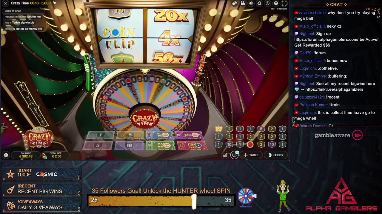 Crazy Time, Cash or Crash, Monopoly & Sweet Bonanza CandyLand Live Show