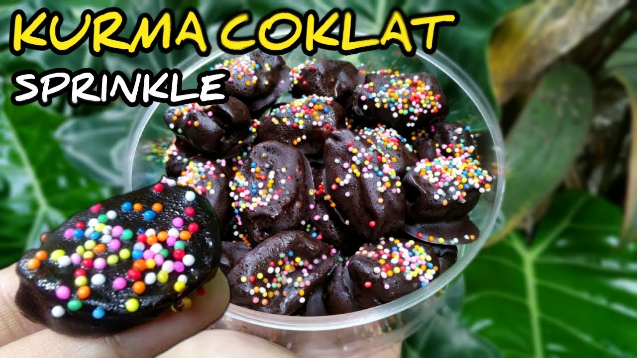Resep Kue Lebaran - Kurma Coklat Sprinkle - Youtube
