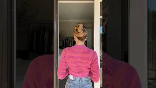 EASY FRENCH TWIST WITH A HAIR PIN