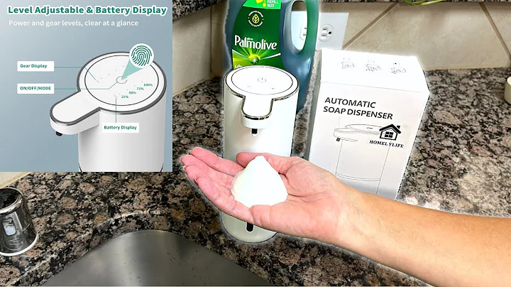 Unboxing + Easy Setup : HOMELYLIFE Automatic Foam Soap Dispenser