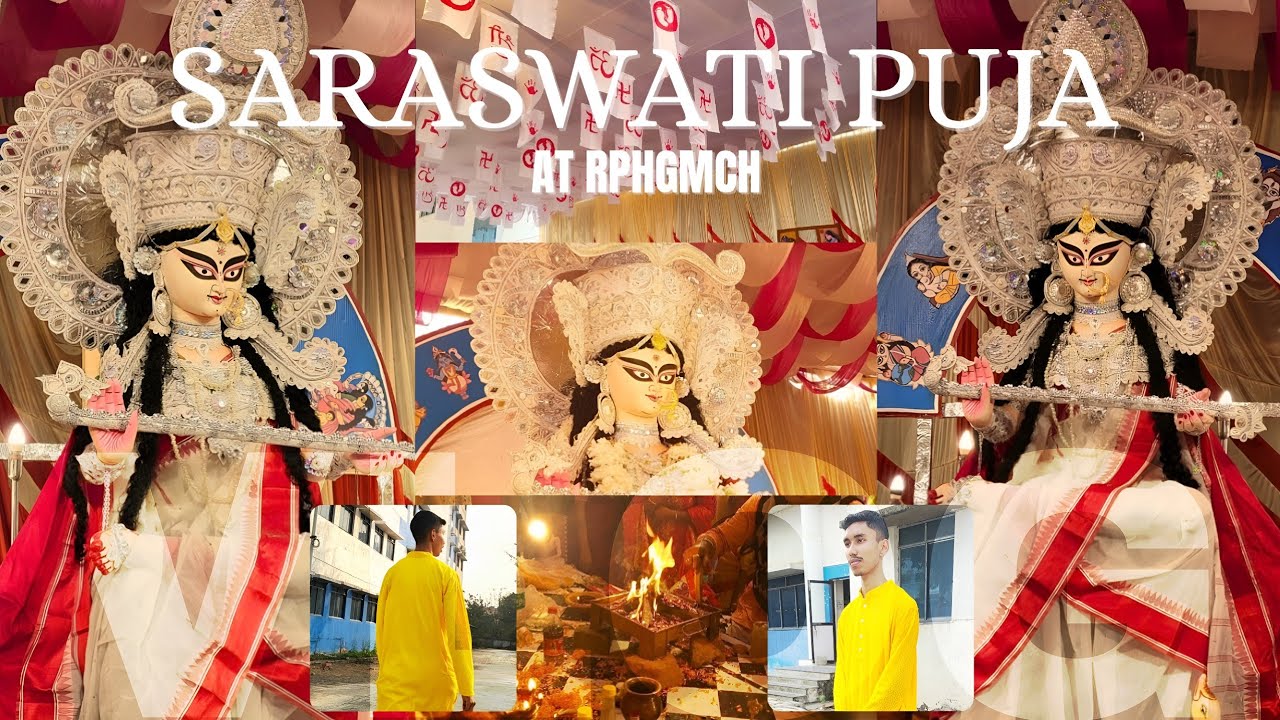 Saraswati Puja vlog(RPHGMCH) | Sayan-tific medico | VLOG-5