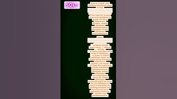 "Create Your Own Database in MySQL: Step-by-Step Guide!"