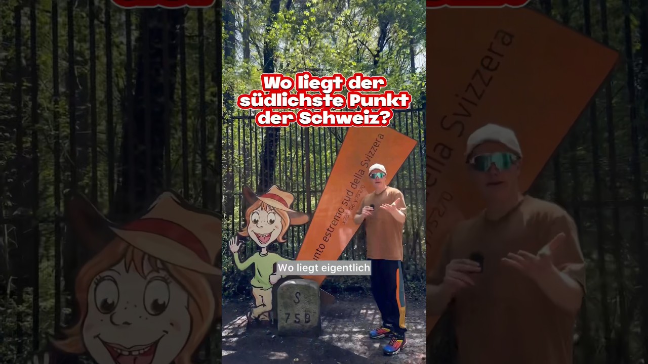 Extremer gehts nicht! Der südlichste Punkt der Schweiz! 📍#südlichster #punkt #schweiz #extrem