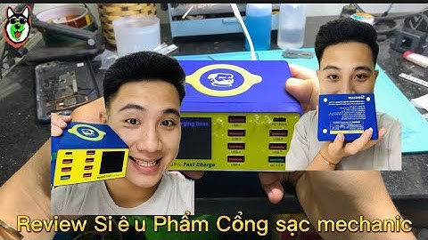 Cổng sạc nhanh đa năng 8 cổng Mechanic,sản phẩm công nghệ được nhiều thợ ưa dùng ...
