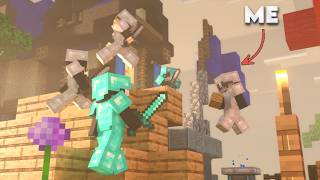 I SOLO Queued Squads Against SWEATY Parties In Bedwars....