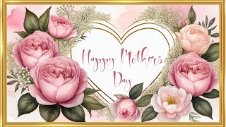 Mother’s Day Gold Frame TV Art Screensaver