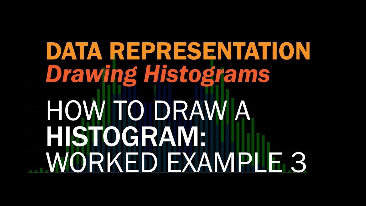 How to Draw a HISTOGRAM | Worked Example 3 (Broken Line) - YouTube