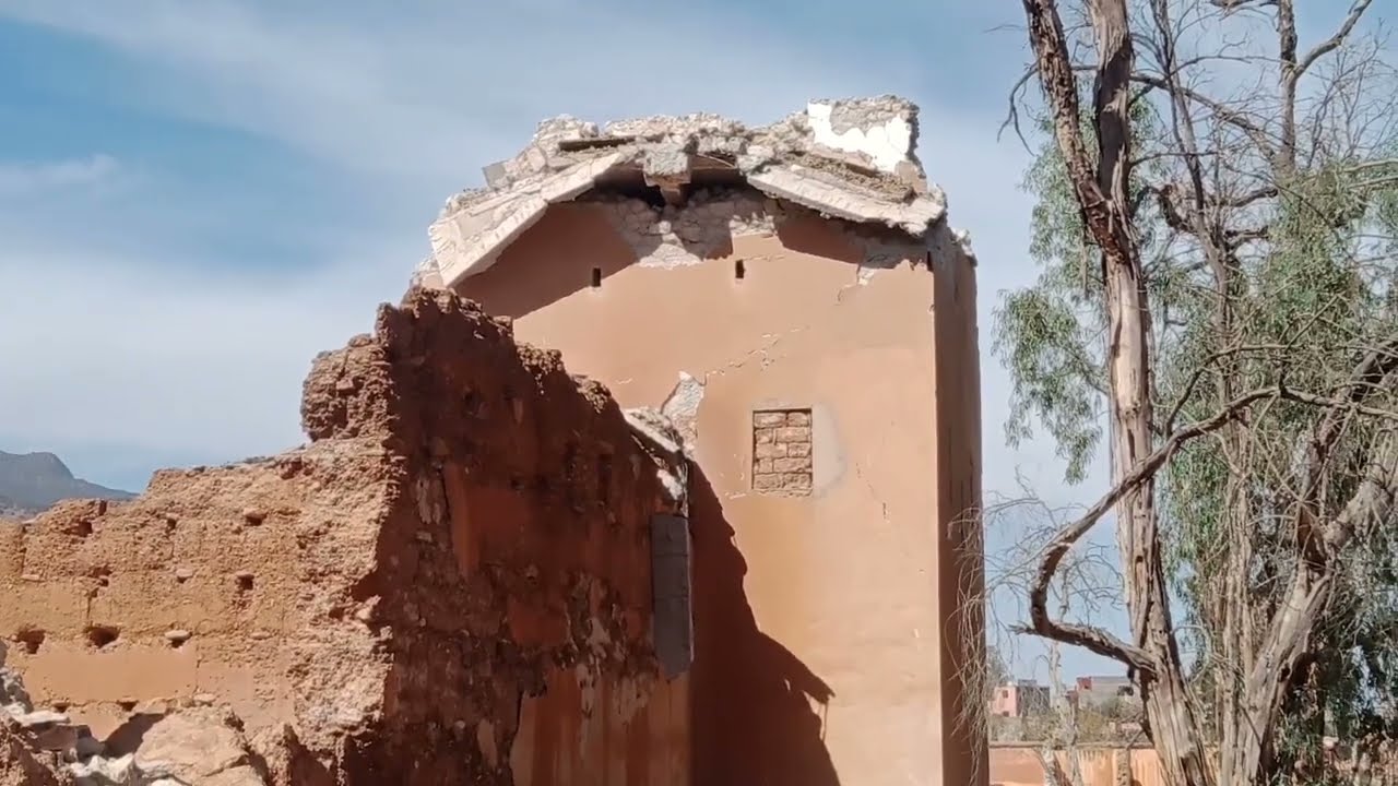 معلمة أثرية لم تصمد في وجه الزلزال بعدما ظلت شامخة لقرن من الزمن