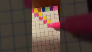 Part 1 of coloring squares with posts markers. Like and subscribe for part 2!!!