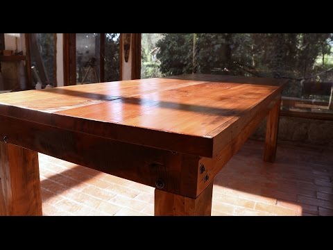 Video: Cómo hacer una mesa con tus propias manos: dibujos, proceso de fabricación